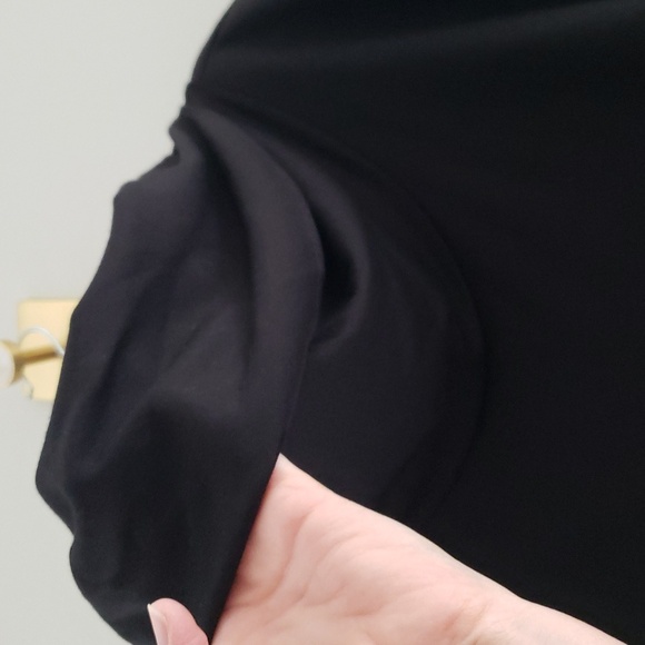 Bryn Walker Women Lavinia Tunic Top Medium Black Cowl Neck Lagenlook Minimalist - Picture 6 of 15